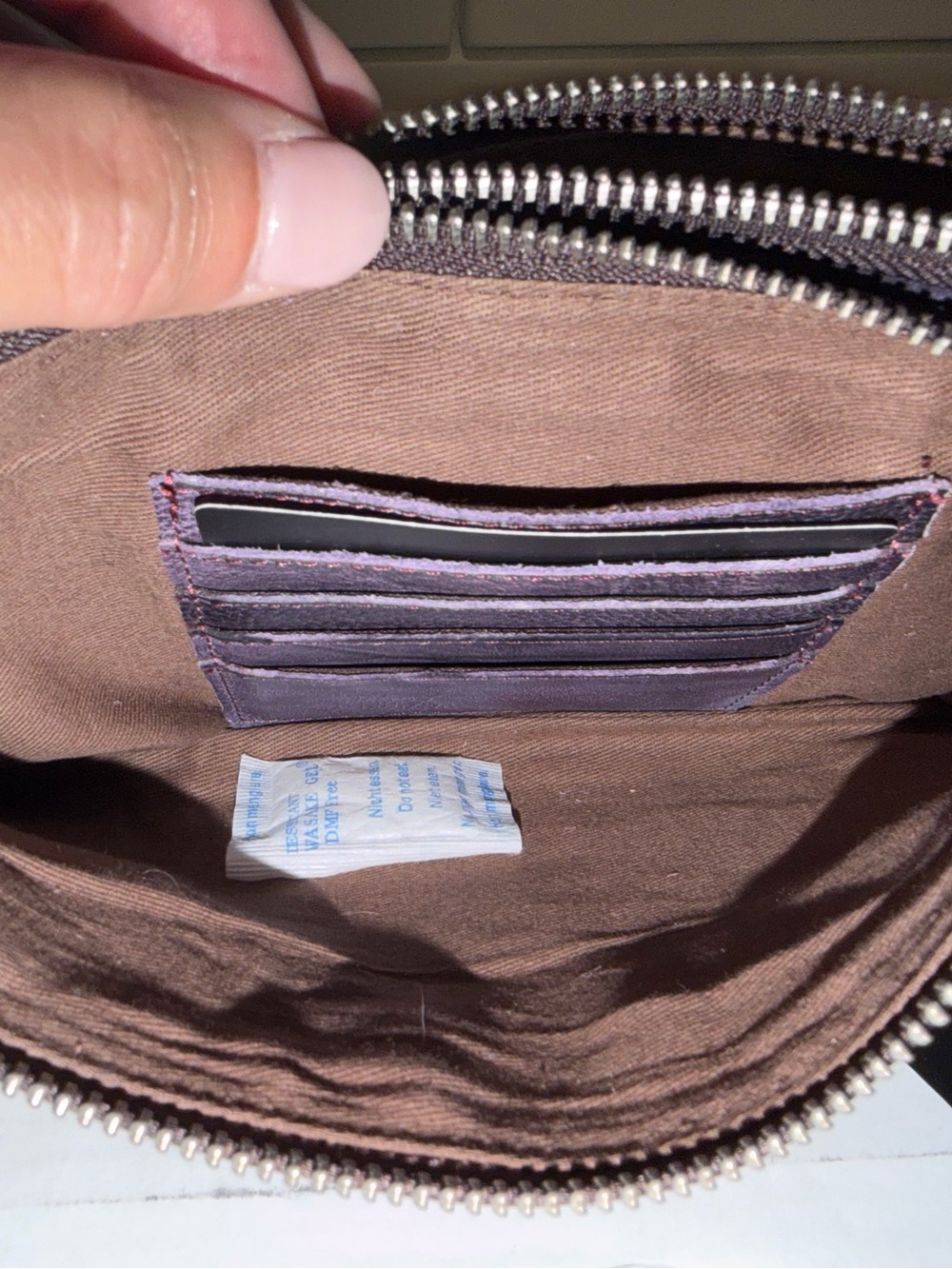 latico Malta Eggplant Leather Crossbody Bag - Picture 6 of 10
